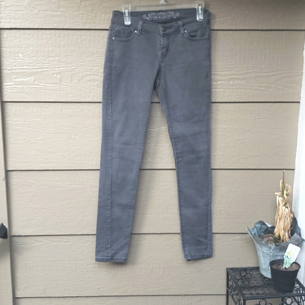 Wax Jeans LA Denim grey jeans skinny jegging size 5